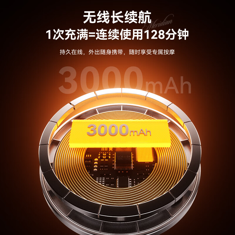 志高电动经络刷全身通用疏通按摩筋络刷腿刮痧仪器揉肚子背部神器送爸爸妈妈实用礼物 彩色