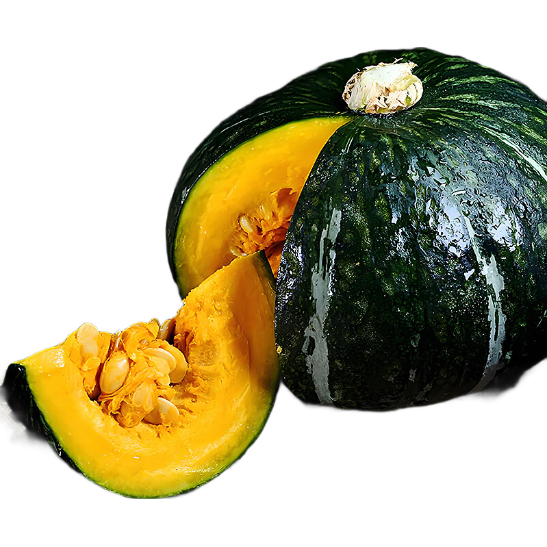 京鲜生 山东正宗贝贝南瓜 净4.5斤单果300g+软糯香甜减脂早餐 源头直发