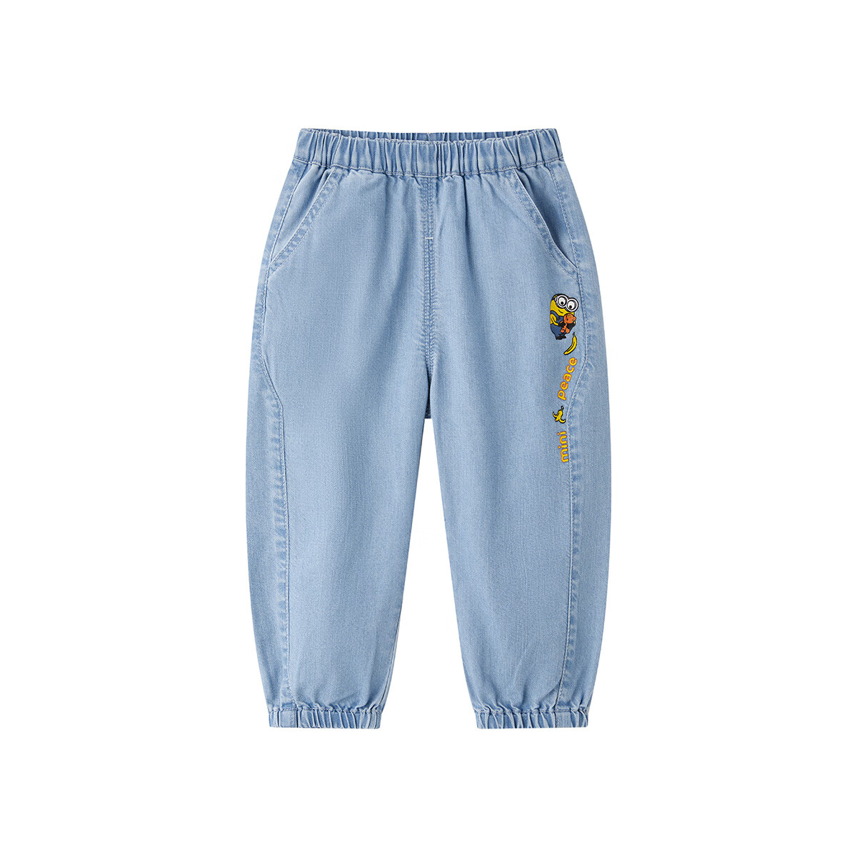 MiniPeace太平鳥牛仔褲男童 藍(lán)色6 100