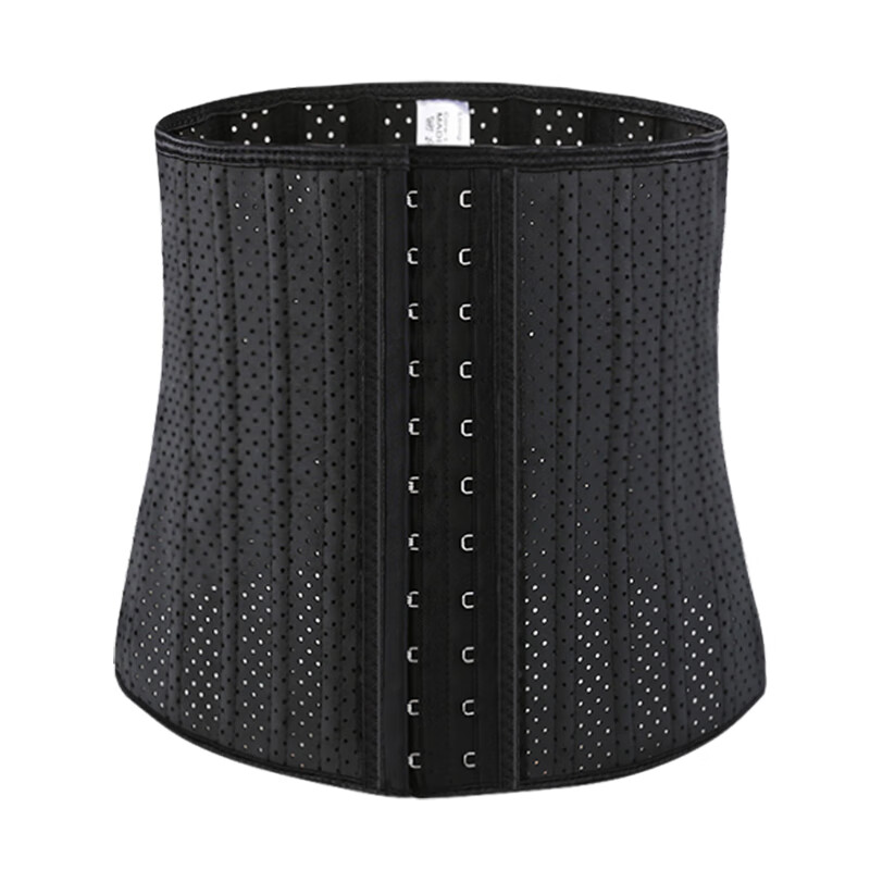 TMT束腰帶男士專(zhuān)用健身護腰帶運動(dòng)肚子塑形收腹帶肋骨外翻挺腰帶 【升級加固款】25彈簧透氣束腰帶 XS【適合腰圍56-63】