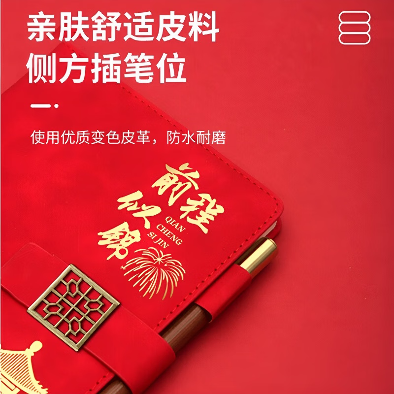新彩汇金榜题名礼盒升学宴礼物中考仪式感2025年高考后祝福伴手礼成人礼18岁送男女生笔记本学生加油励志 中国红六件套 未来可期