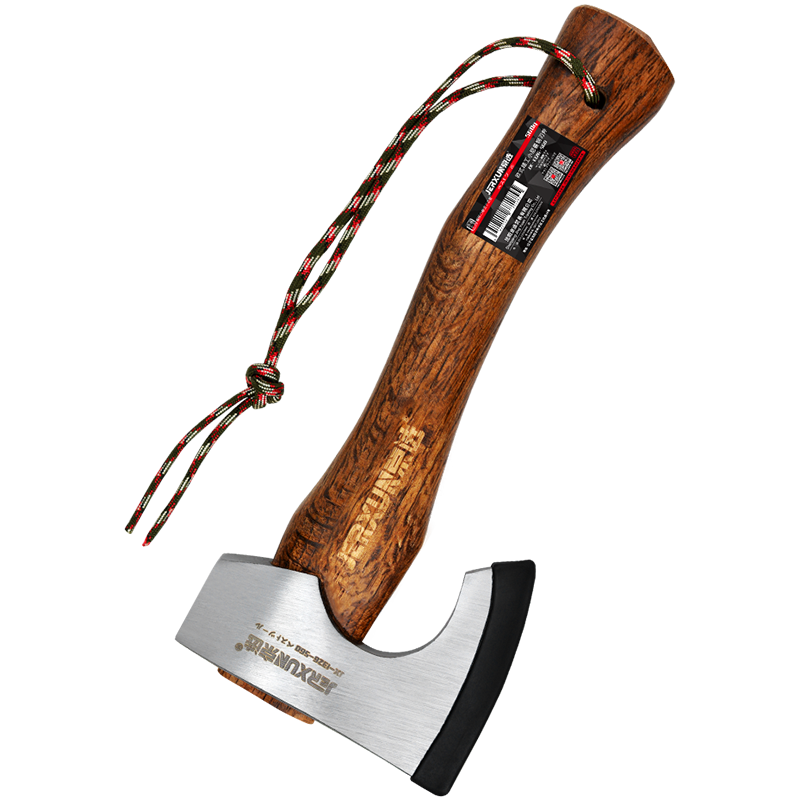 京選（JERXUN）木工斧頭木柄鋼刃斧戶外野營砍樹家用劈柴剁骨木工多功能小手斧子 1350g鋼刃斧+園林鋸+園林剪