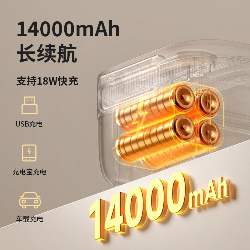 GBTW充电无线加热饭盒免插电免注水大容量usb不插电304内胆保温户外上班学生便携自热消毒电热饭盒 1L 【一键消毒+速热保温+304食品级内胆】