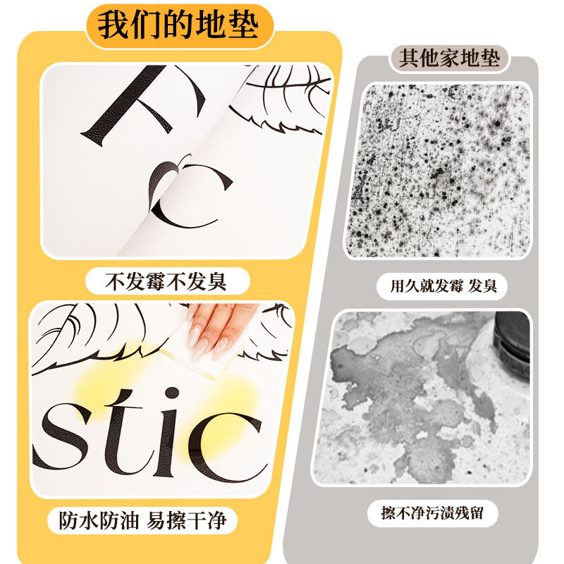 纱屋净地垫2025新款垫子高端入户门玄关皮革可擦免洗脚垫加厚防滑耐脏 仲夏之梦【PVC/环保硅】 80cm*120cm 1件数 【宽*长】【5MM