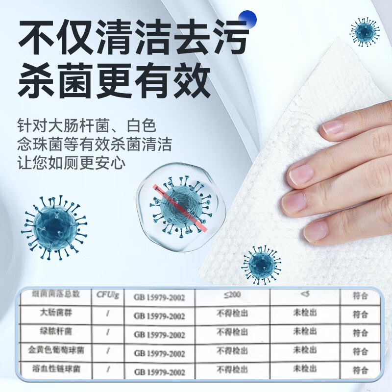 AILUKI日本擦马桶消毒湿巾杀菌一次性厕所擦拭坐垫圈0酒精灭菌清洁湿 1袋【马桶可冲散】