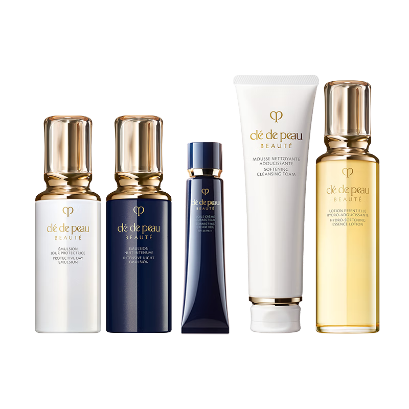 肌肤之钥（CPB）【达人专享】钻光年轻五部曲洁面125mL+日乳125mL+夜乳125mL