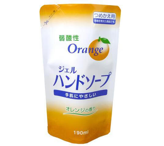 ROCKETEK日本进口酸弱性洗手液儿童抑菌消毒便携式透明状洗手液 190ml*替换装