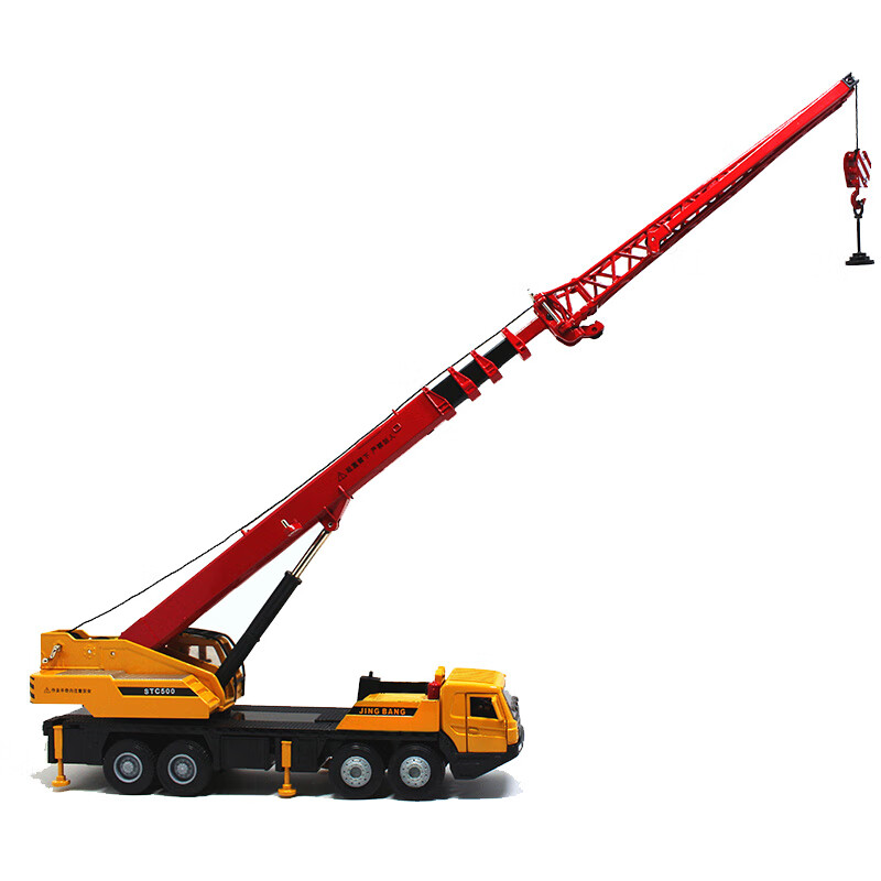 1:50重型起重机模型大吊车合金工程车汽车模型玩具车仿真金属吊车模型