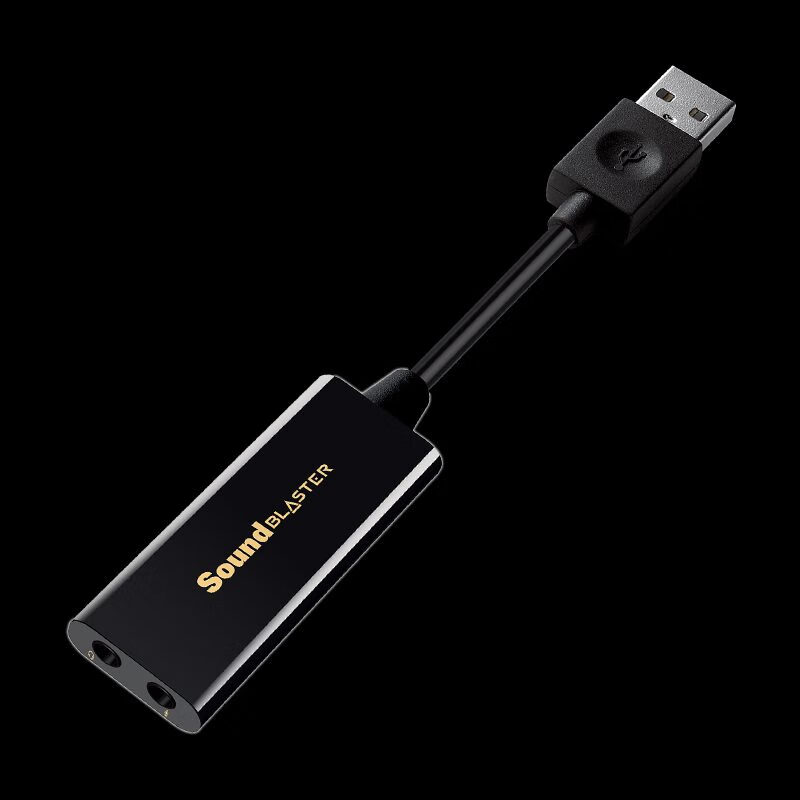 Creative创新Sound Blaster Play3 HIFI 游戏音乐影音USB外置即插即用声卡 黑色