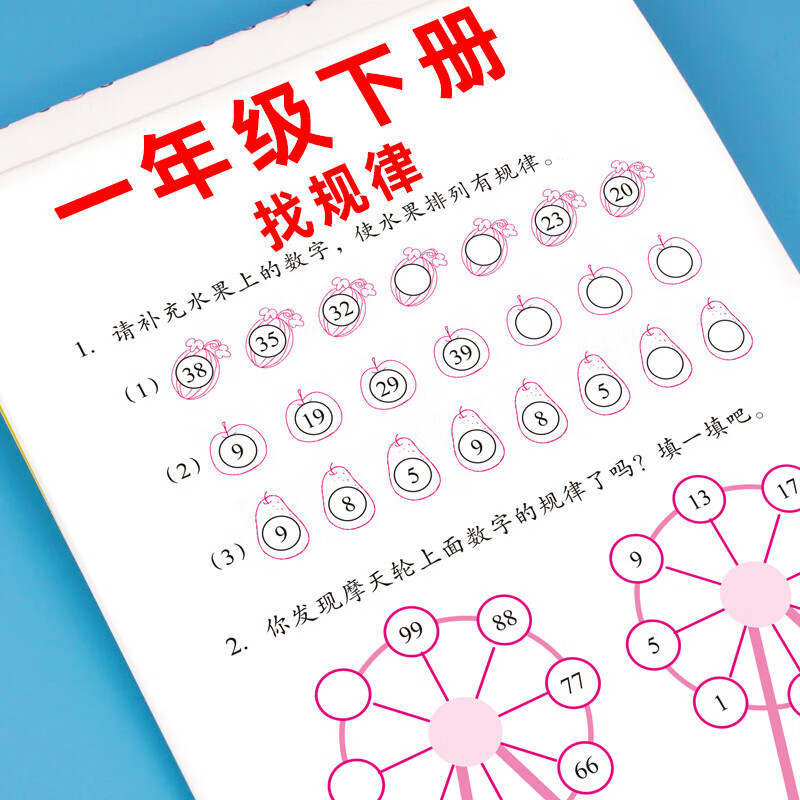 口算题卡一年级下册数学口算天天练专项训练应用题小学认识人民币七巧板找规律同步训练全套练习册人教版认识钱币图形分类与整理 【全套6本】数学专项训练 一年级下册