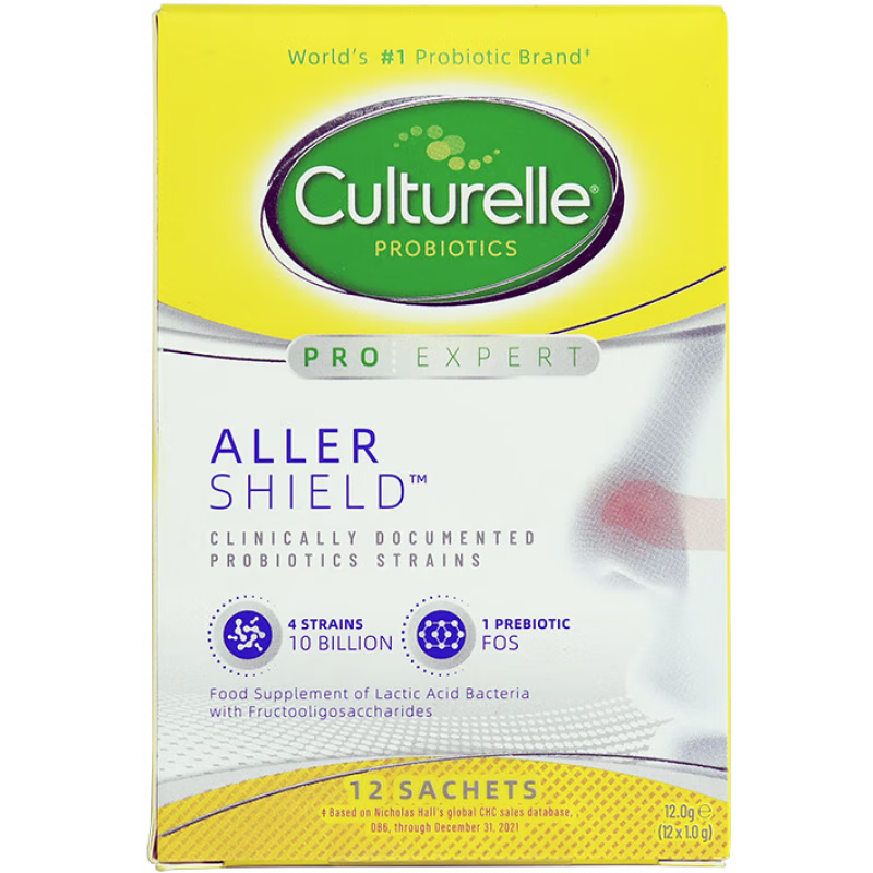 Culturelle美國CULTURELLE康萃樂舒鼻益生菌嬰幼兒寶寶兒童過敏腸胃好鼻子 兒童舒鼻敏護益生菌12袋25年9月 盒裝
