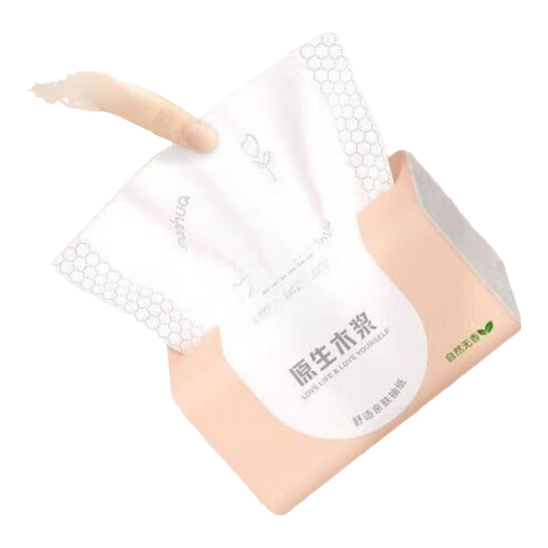 梦天浪【新客福利0.01】抽纸整箱批发纸巾加厚原木餐巾纸擦手纸 4层 160张*4包 【超值福利】