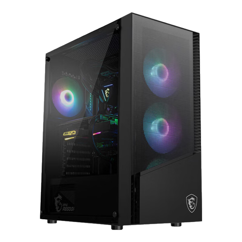 微星（MSI）全家桶 i5 14600KF/14400F/13400F搭配5060Ti/5070Ti電競游戲整機設計主機渲染AI組裝電腦臺式機 配置3:14400F+RTX5060