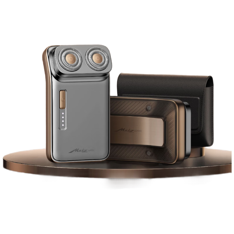 创维（Skyworth）【吴磊同款】美兹金卡电动剃须刀刮胡刀旋转式便携出游小巧迷你全身水洗礼盒款送男友老公礼物