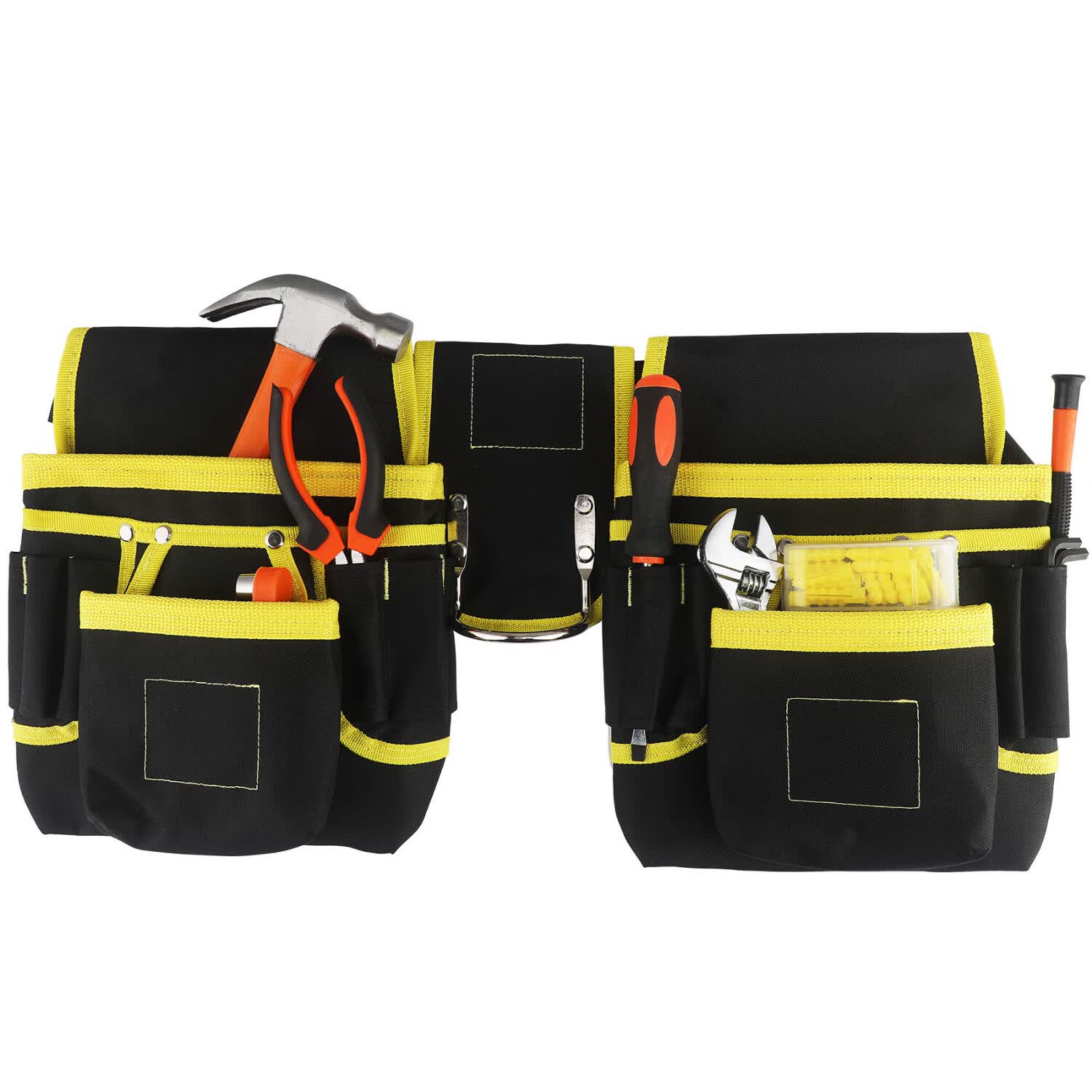 苏兹工具腰带有磁性多个口袋可调节多功能维修工具收纳袋 腰包工具包