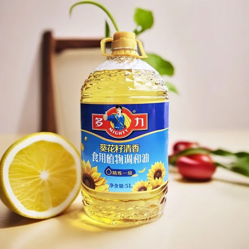 多力2025新品多力5L葵花籽油植物清香调和食用油原料健康营养食用油