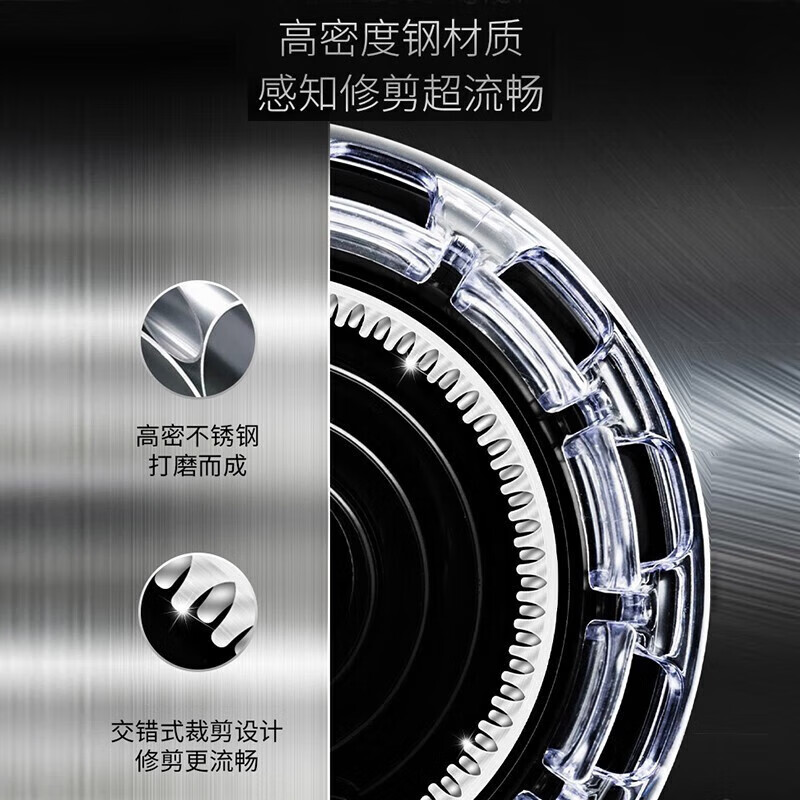 syouran【德国技术】飞碟自助理发器光头理发神器自理发器男士剃寸头圆头成人家用全身防水懒人剃头理发器 自助理发神器红灰【大功率强劲动力+超长续航】