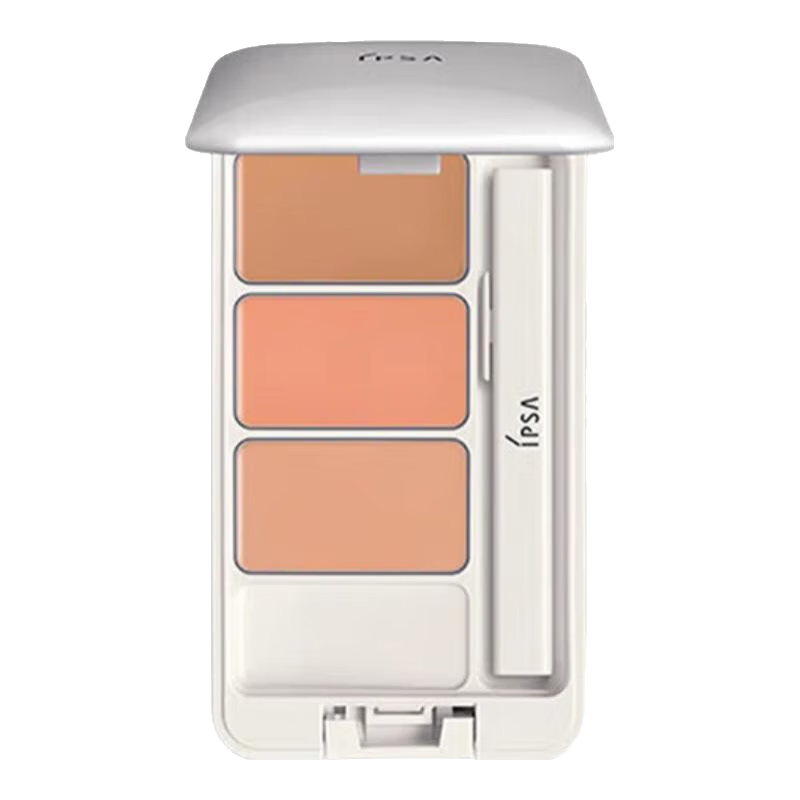 茵芙莎（IPSA）三色遮瑕膏清透自然遮蓋修飾黑眼圈斑點(diǎn)痘印雀斑痘痘自然持久 三色遮瑕膏4.5g