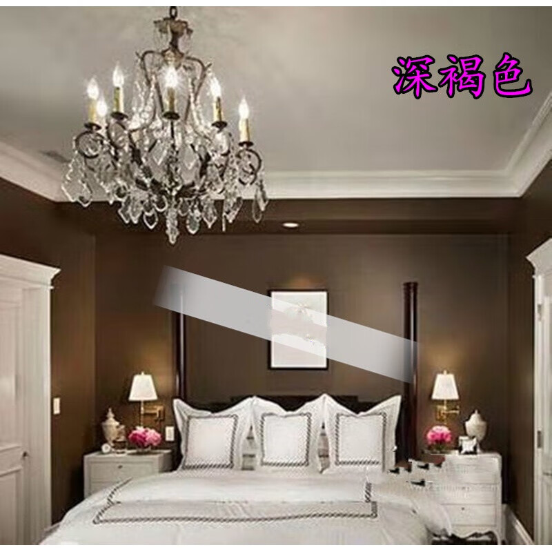 惠利得褐色驼色外墙漆咖啡色白色墙漆水彩色乳胶漆棕色家用阳台水性