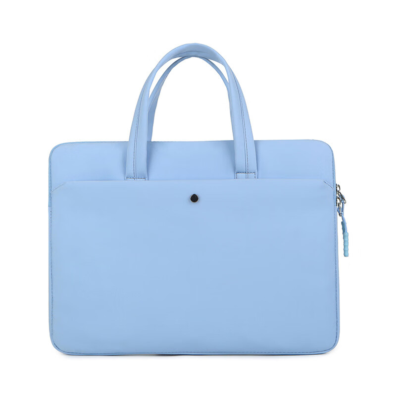 【严选好物】手提电脑包公文包女多功能防震电脑内胆包定印制logo 粉色 1313.3寸通用