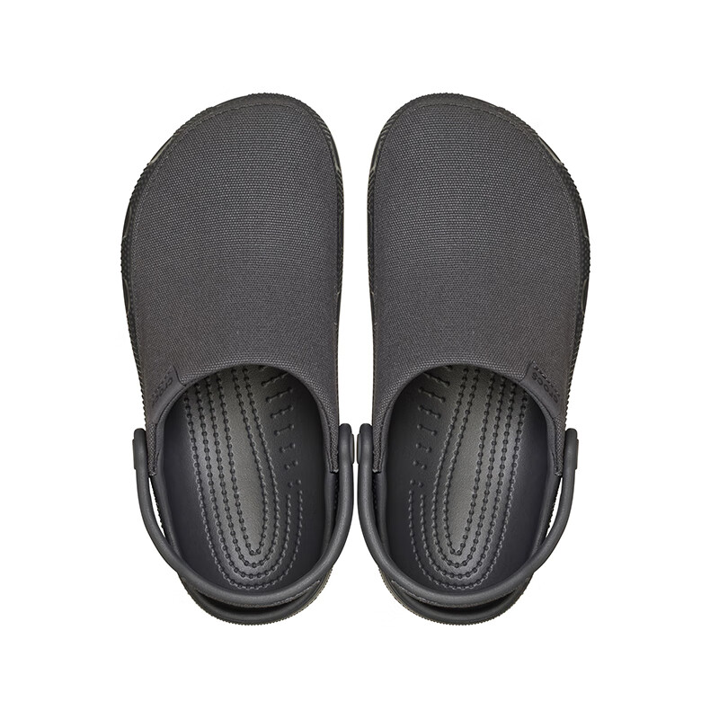 卡骆驰(CROCS)秋冬新款经典轻走洞洞鞋舒适轻便包头男女同款沙滩鞋|211354 黑沙灰-0LD 43 (270mm)