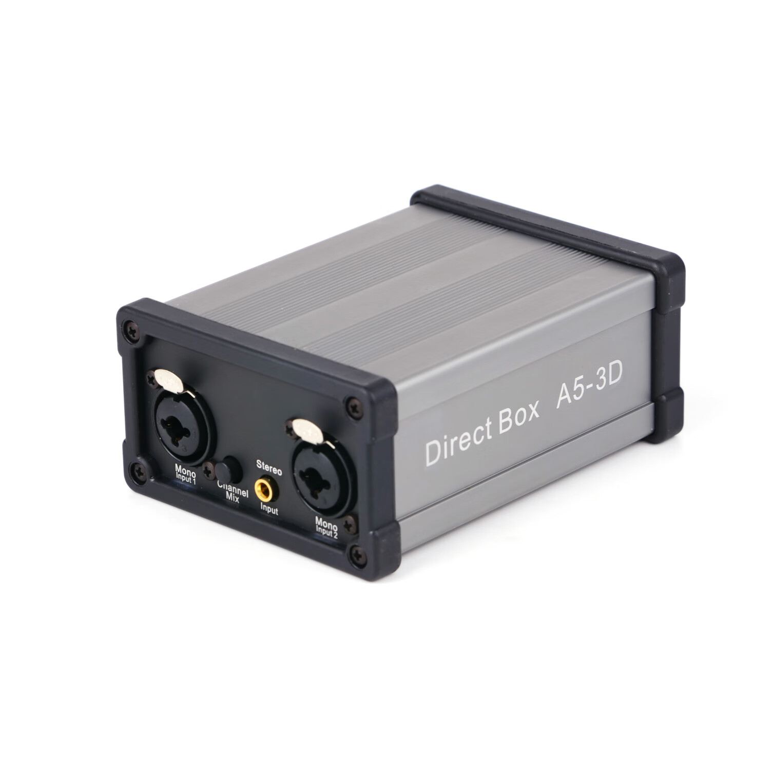 金三湖A5-3D 专业音频隔离器6.35音响噪音滤波消除电流声变压器音响信号降噪器设备 灰色