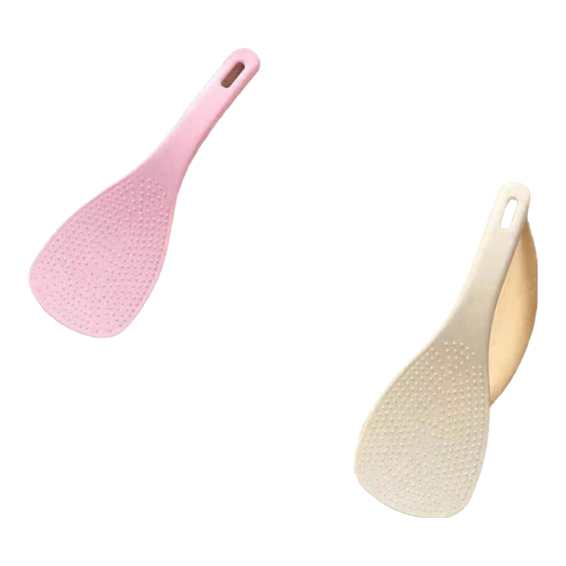 电饭锅配件小麦汤勺秸秆家用餐具汤勺子健康环保麦香圆耳勺子粥勺 小麦汤勺-随机颜色-1只装