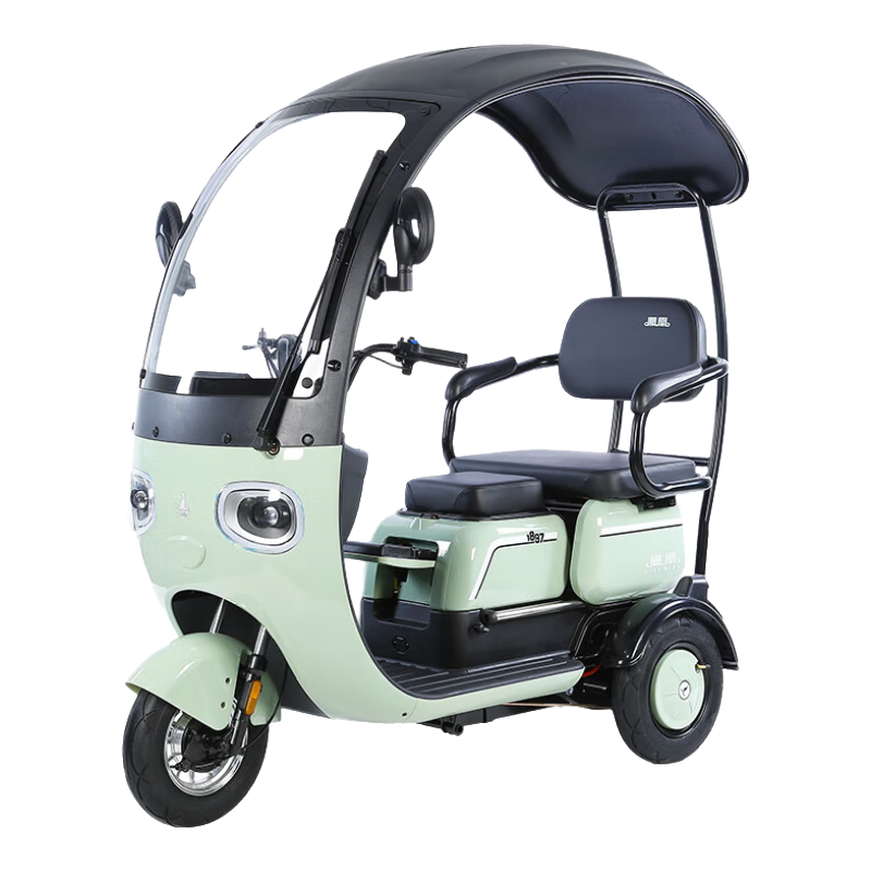 鳳凰（Phoenix）熊貓電動(dòng)三輪車(chē)家用小型老年代步電動(dòng)車(chē)?yán)先诵蓍e電瓶車(chē) 600W丨48V12A鉛酸+續(xù)航約40里