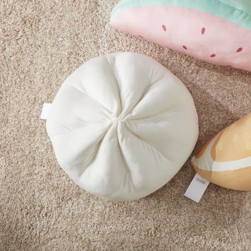 NITORI家居人氣肉包造型可愛沙發(fā)靠墊創(chuàng)意玩具舒柔包子抱枕 舒柔抱枕_肉包