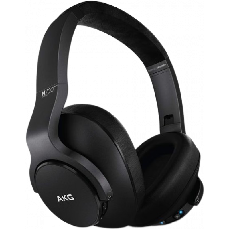 AKG 愛(ài)科技N700NC M2頭戴式無(wú)線(xiàn)自適應降噪耳機藍牙耳機可折疊（美國版） 黑色