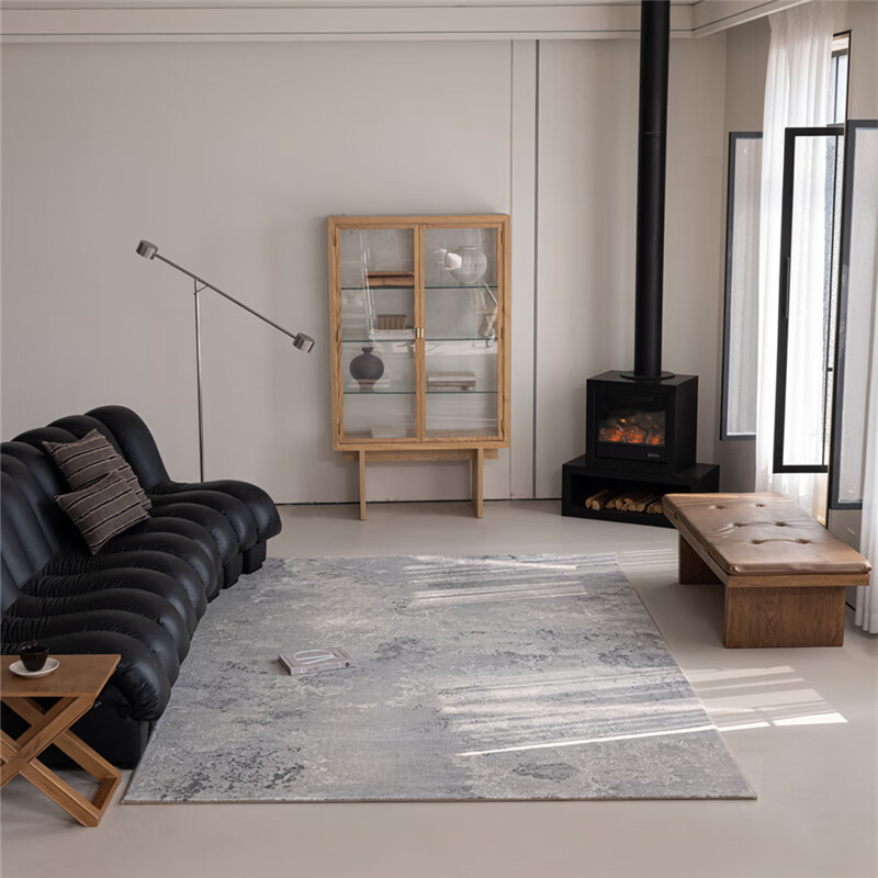 致尚美学新款地毯客厅降噪防猫抓零甲醛好打理北欧奶油风茶几毯卧室床边毯 塞力斯03【高档仿羊毛混纺材质】 1.6m*2.3m 加厚加密【1.8-2.4米沙发推荐】