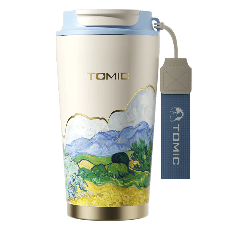 特美刻（TOMIC）保温杯梵高联名水杯女生咖啡杯316不锈钢保冷伴手礼生日礼物