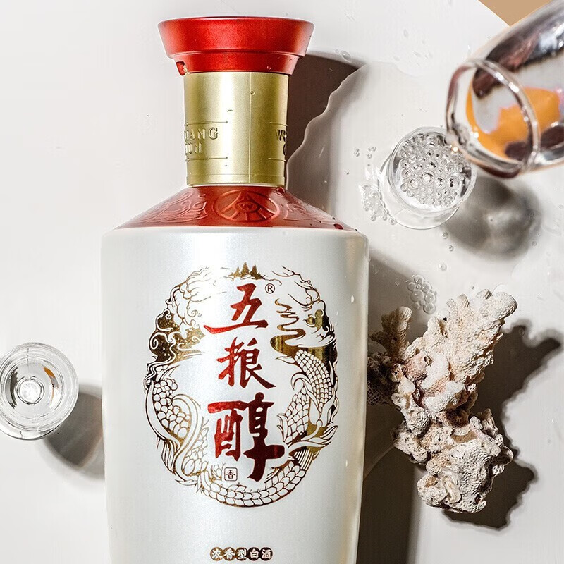 五粮液股份公司五粮醇 浓香型白酒送礼婚宴新老款随机发 50度 500mL 6瓶 五粮醇银装