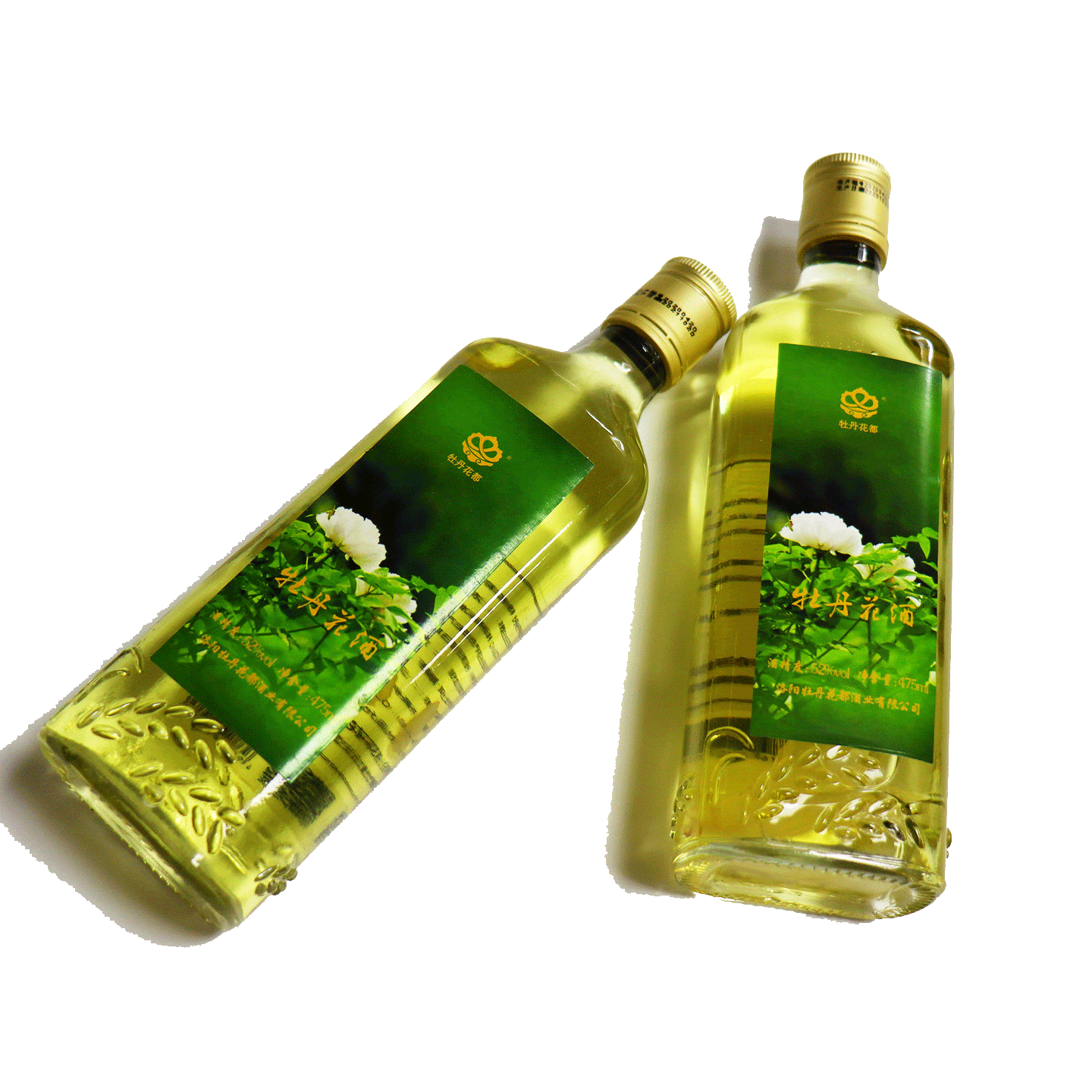 牡丹花都52度两瓶装牡丹花酒配制酒450ml*2瓶清雅花香端午节聚会口粮酒 52%vol 450mL 2瓶
