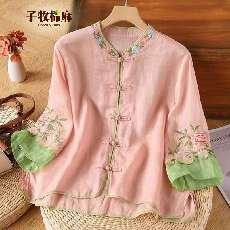 �������鴺��װ Ů�����廨��������ʽ�����������̿ۿ�������1220 ��ɫ 2XL (����135-150��) 149Ԫ