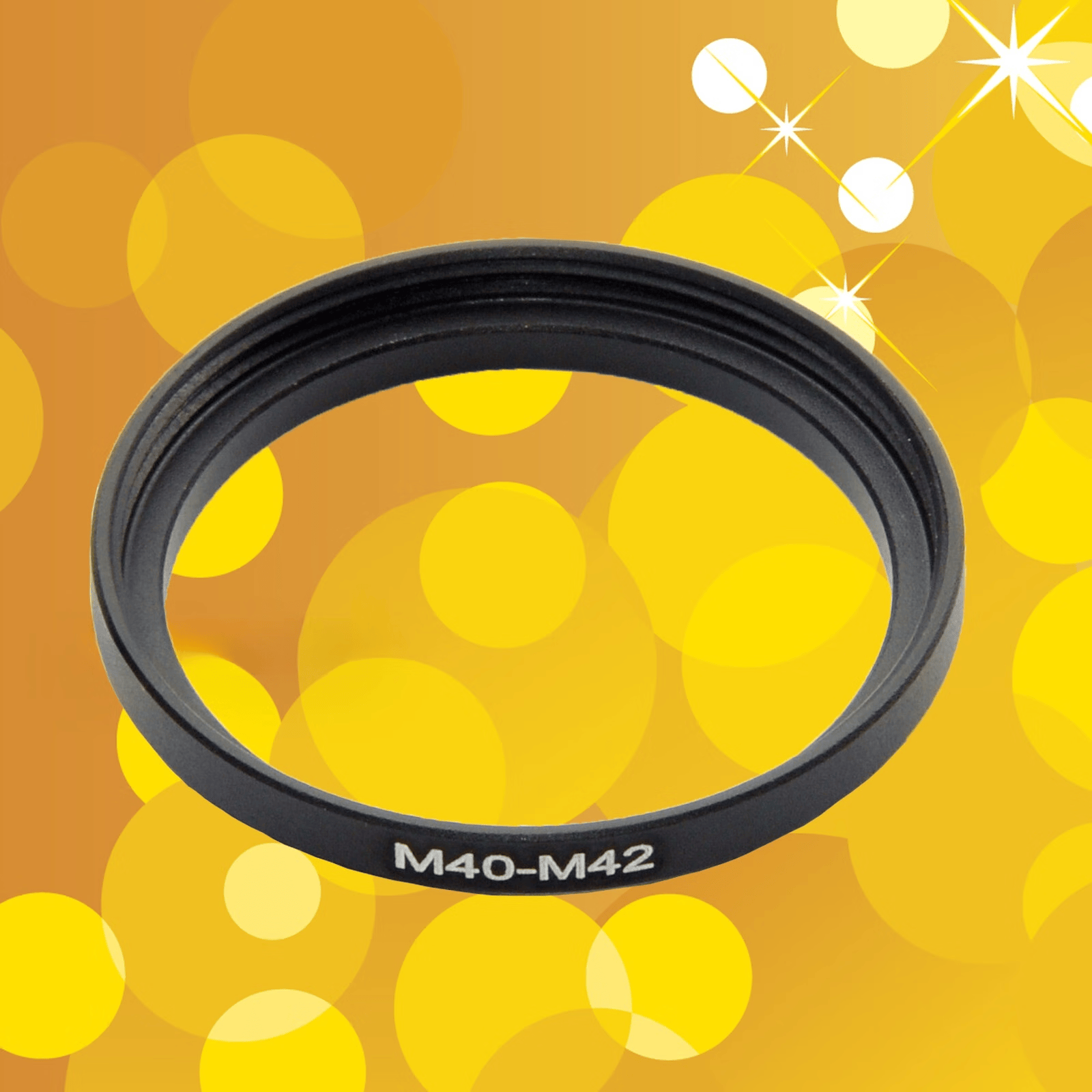 埠帝金属转接圈 M40-M42 镜头滤镜转接环40-42 40*0.75-42*1 厚5MM
