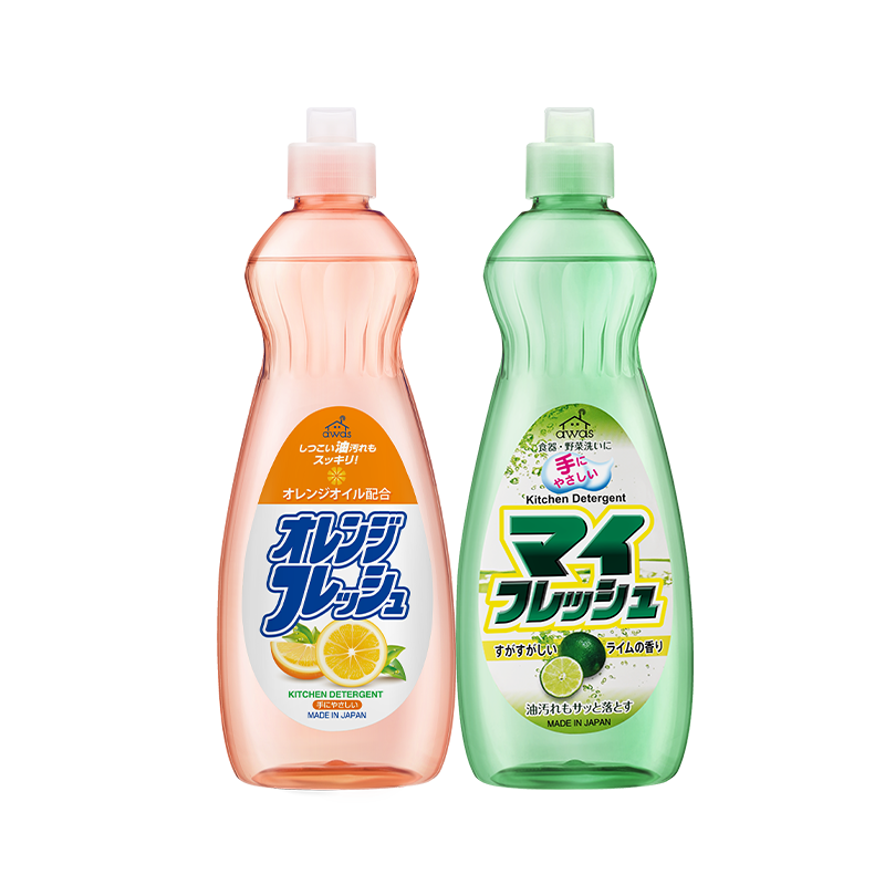 awas 火箭青柠+香橙味洗洁精 1.2Kg 日本进口 9.9元(需领券、需凑单)