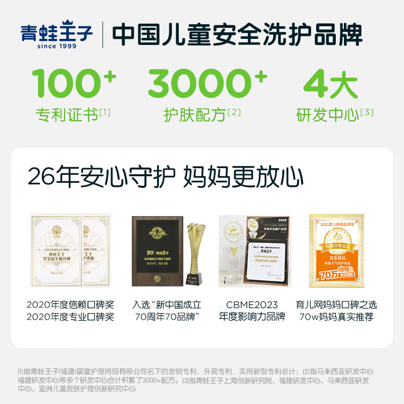 青蛙王子儿童婴儿氨基酸山茶油洗发水沐浴露3-12岁青少年学生洗头膏沐浴乳 【大吉岭茶香】香氛沐浴露750ml