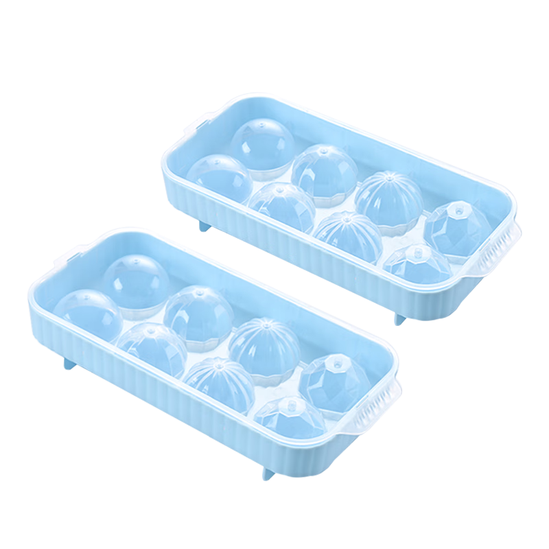 HOUYA制冰球模具2只裝威士忌冰塊冰盒制作器