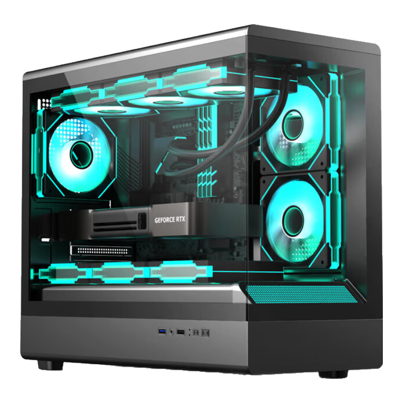 华硕全家桶酷睿i5 13400F/14600KF+RTX5060台式组装电脑主机游戏高端电竞独显直播设计渲染整机台式机 配置五：I5 14600KF+RTX5060