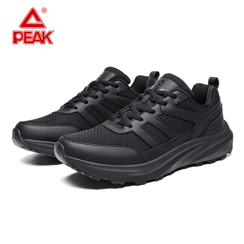 匹克（PEAK）态极户外休闲鞋男25年秋季新款运动鞋耐磨舒适缓震徒步鞋男鞋 全黑 41