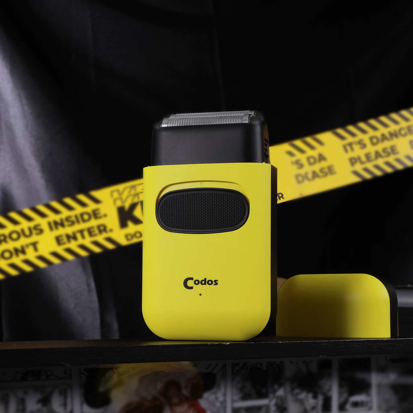 科德士油頭增白器理發(fā)店推白光頭剃須理發(fā)專業(yè)剃光頭神器S9 S9黃色