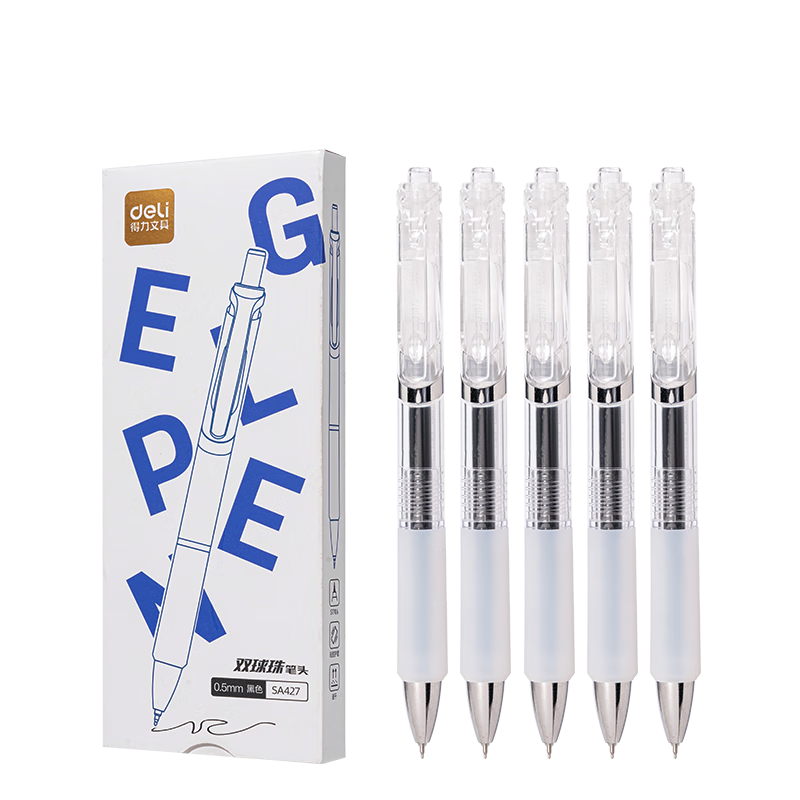 ���� S01 ѧ���ٸɰ������Ա� 0.5mm ˫����ST��ͷ ��ɫ5֧/�� SA427 4.64Ԫ