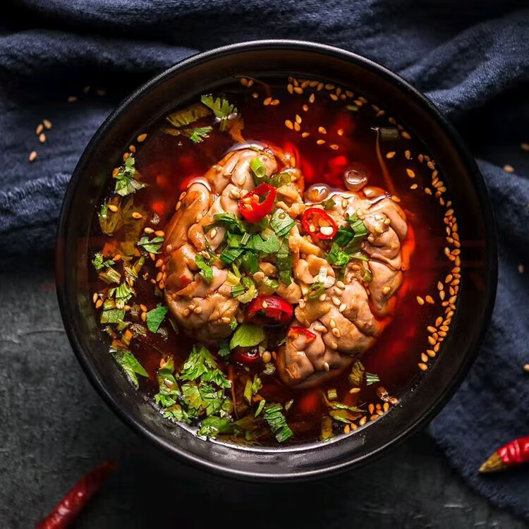 双汇国产猪脑600g冷冻免洗生鲜猪脑熟食猪脑花火锅烧烤食材涮锅食材