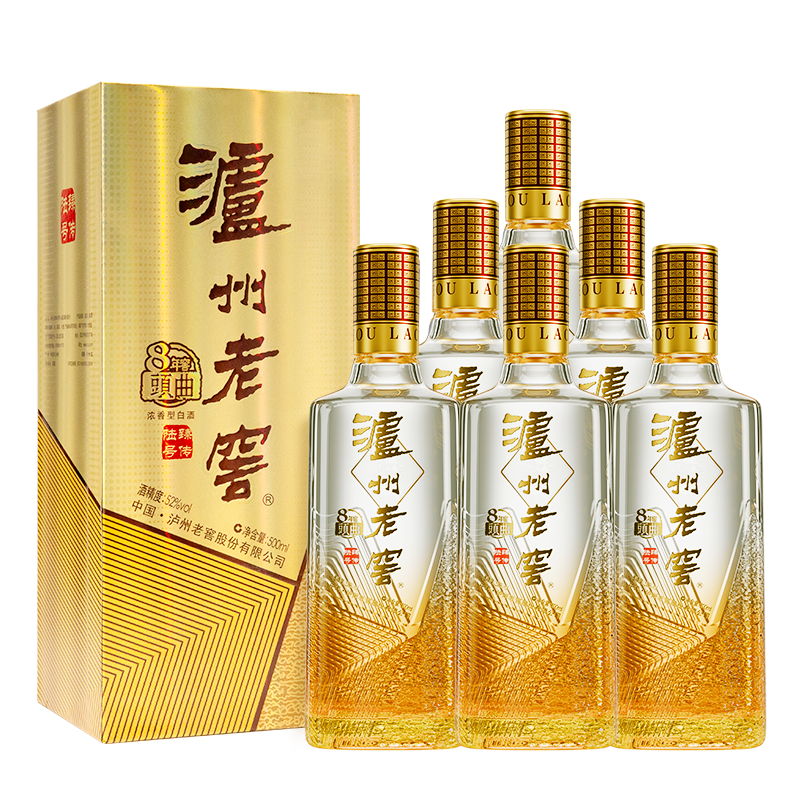 LUZHOULAOJIAO/�����Ͻ� �����ͷ���鴫½�� 52�� Ũ���� 6ƿ 500ml 778Ԫ