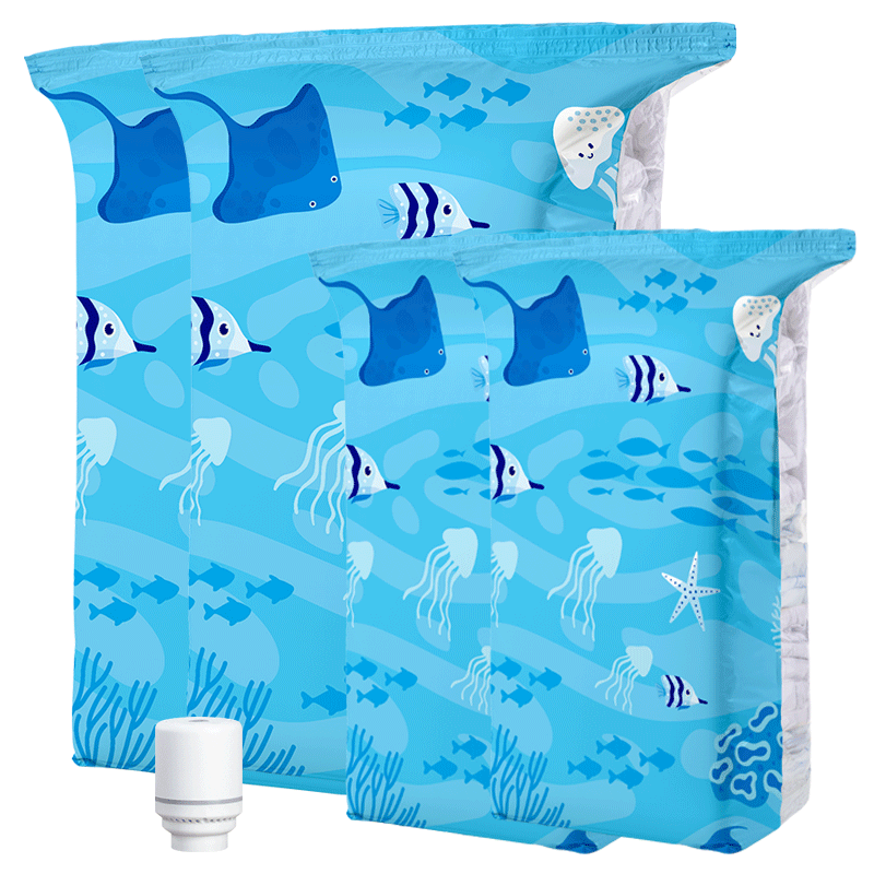 太力真空压缩袋收纳袋搬家打包分装袋2特大立体6中立体1电泵