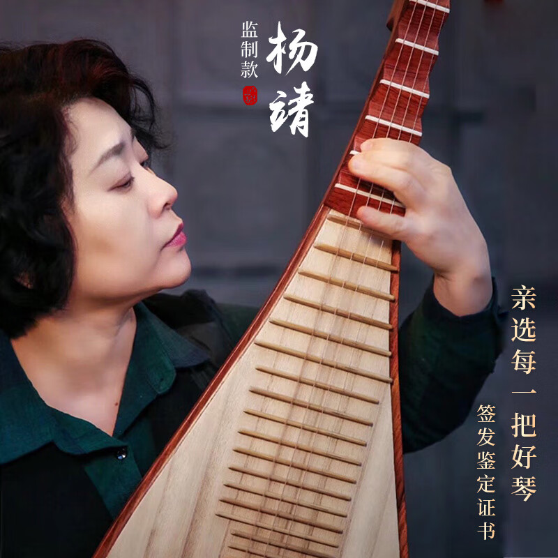 樂海（THE OCEAN OF MUSIC）楊靖監(jiān)制款琵琶樂器木材質(zhì)演奏級琵琶