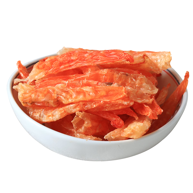 水一方烤蝦干即食烤蝦干低脂高蛋白大連特產(chǎn)休閑零食海味零食開(kāi)袋即食 烤蝦條100g（去頭去殼）