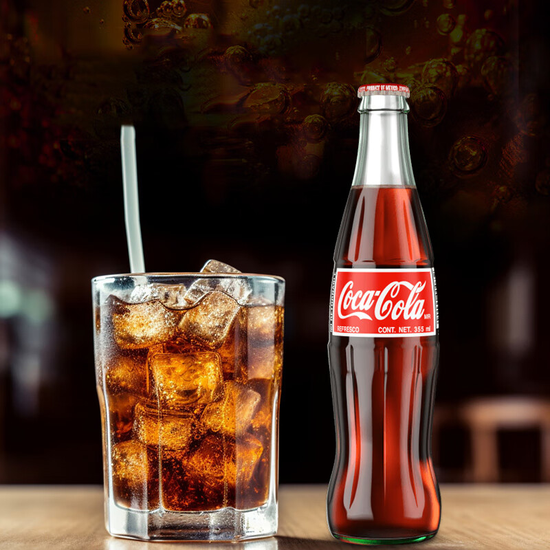可口可乐墨西哥原装进口可口可乐蔗糖可乐经典碳酸饮料355ml限定礼盒装 【礼盒款】可口可乐355ml*4瓶
