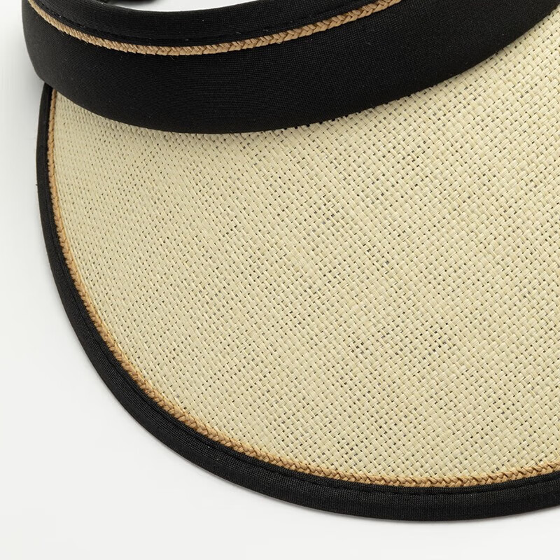 达芬奇密码 女遮阳帽户外防晒太阳帽 米色